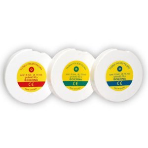 Taśma poliestrowa ścierna 20u/8mm niebieska