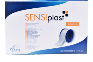 Plaster Sensiplast 2,5cmx5m tkanina n/jałowy 12sz