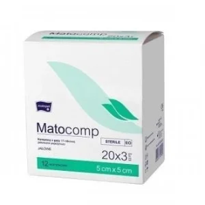 Kompresy jałowe 5x5 17N12W PEEL-PACK 20x3szt.